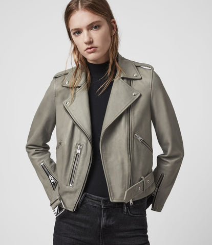 Balfern Leather Biker Jacket