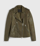 ELVA LEATHER BIKER JACKET