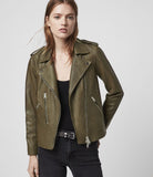 ELVA LEATHER BIKER JACKET