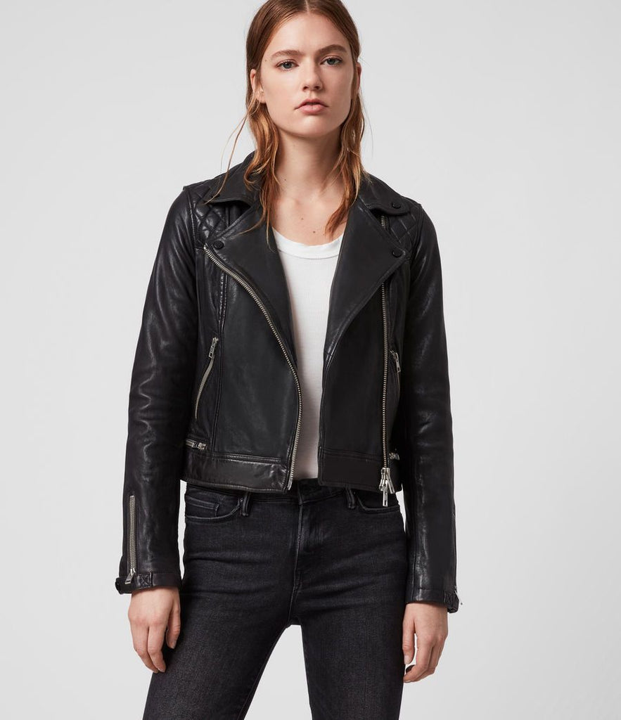 CONROY LEATHER BIKER JACKET