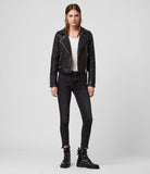 CONROY LEATHER BIKER JACKET